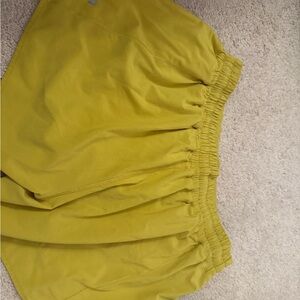 Yellow Athletic Shorts